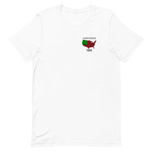 Load image into Gallery viewer, Celebrate Juneteenth Unisex T-Shirt (Corner Design)