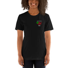 Load image into Gallery viewer, Celebrate Juneteenth Unisex T-Shirt (Corner Design)
