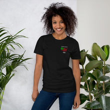 Load image into Gallery viewer, Celebrate Juneteenth Unisex T-Shirt (Corner Design)
