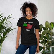 Load image into Gallery viewer, Celebrate Juneteenth Uni-sex T-Shirt
