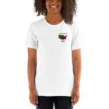 Load image into Gallery viewer, Celebrate Juneteenth Unisex T-Shirt (Corner Design)
